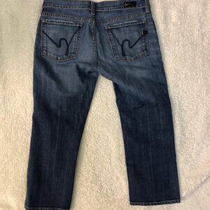 Citizens of Humanity Kelly #063 Low Waist Cropped Jeans Size 30 Capris